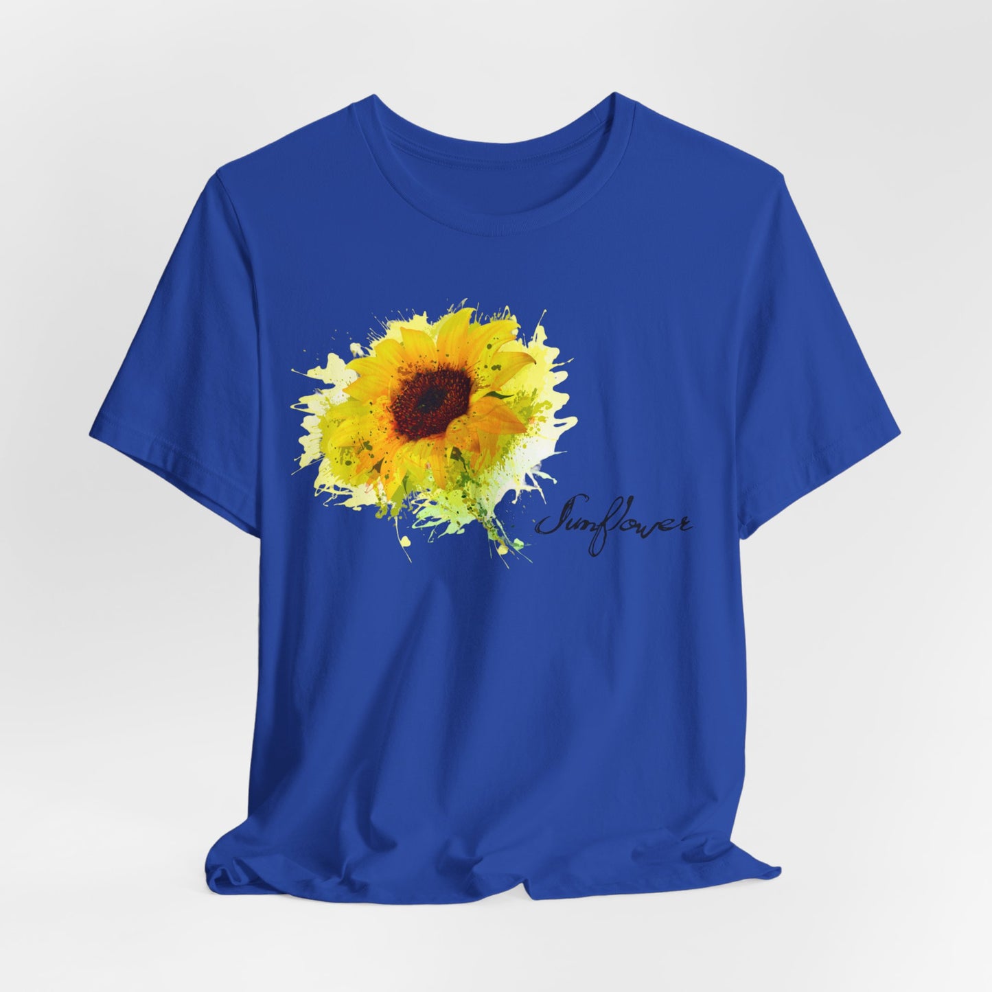 Sunflower Women's Crew Neckline Short Sleeve Tee, Summer Clothes Women, Women's Clothing, Women's Top for casual wear, Unisex, Men and Women Jersey Short Sleeve Tee.