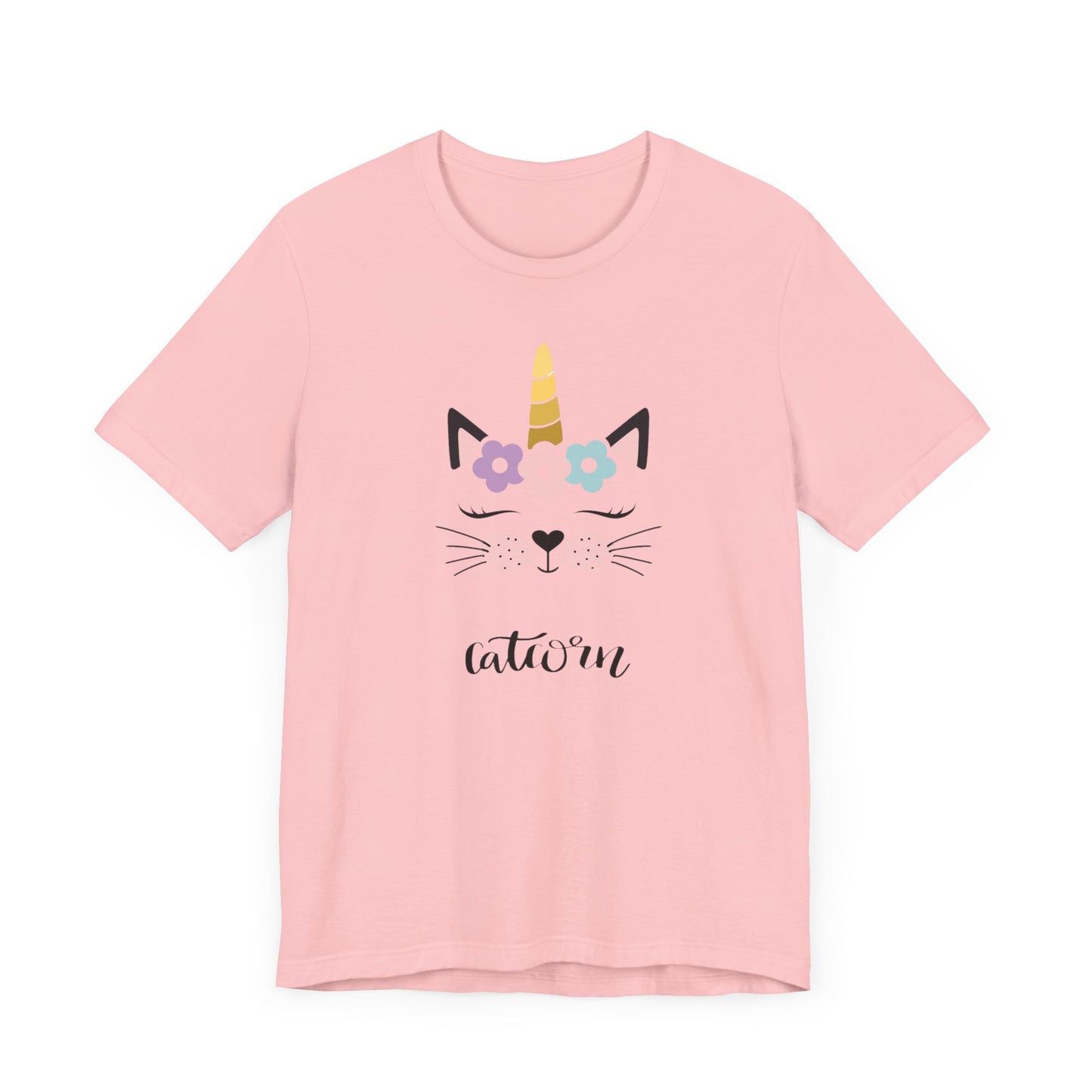 Cat and unicorn t -shirt, cat and unicorn combination, unisex Jersey Short Sleeve Tee