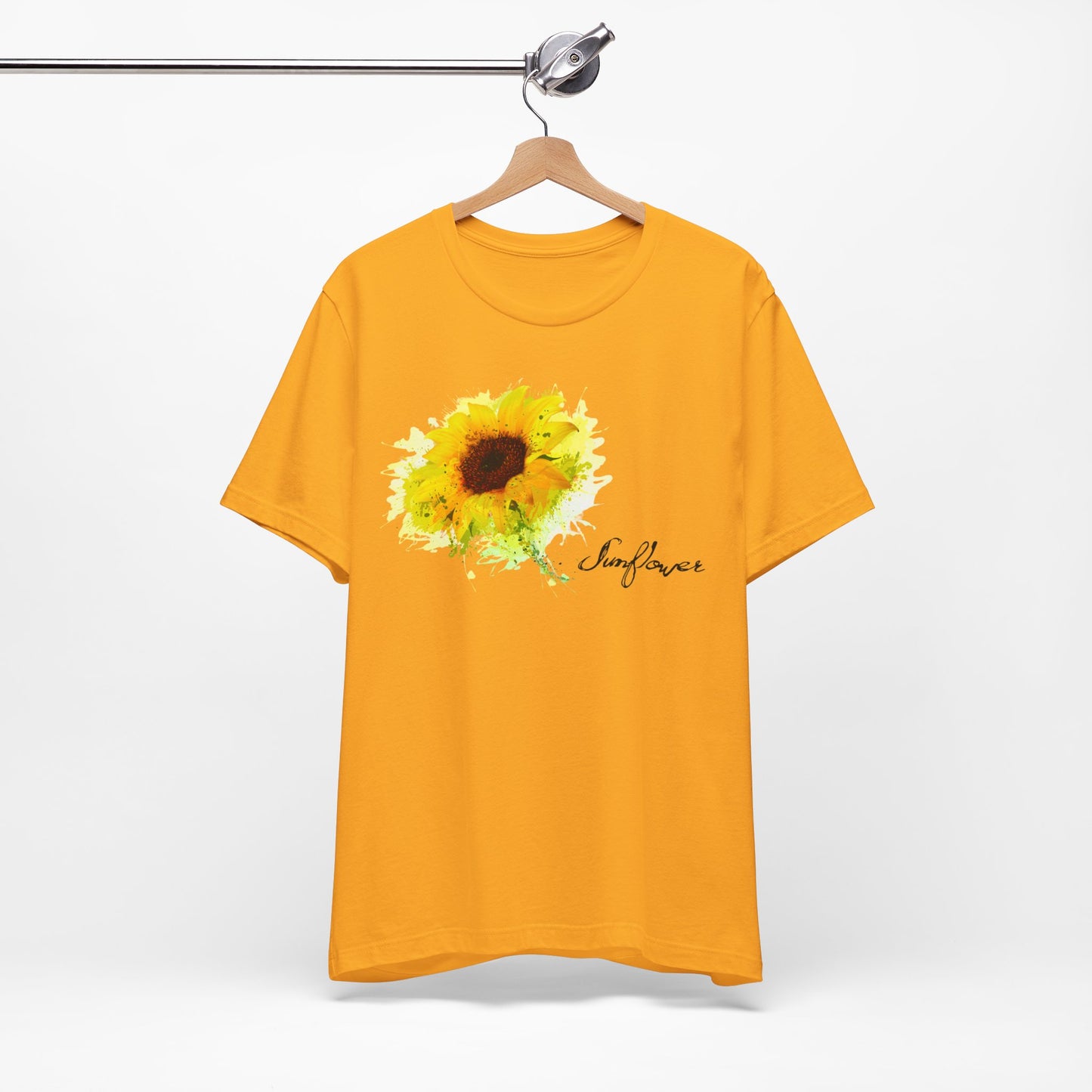 Sunflower Women's Crew Neckline Short Sleeve Tee, Summer Clothes Women, Women's Clothing, Women's Top for casual wear, Unisex, Men and Women Jersey Short Sleeve Tee.