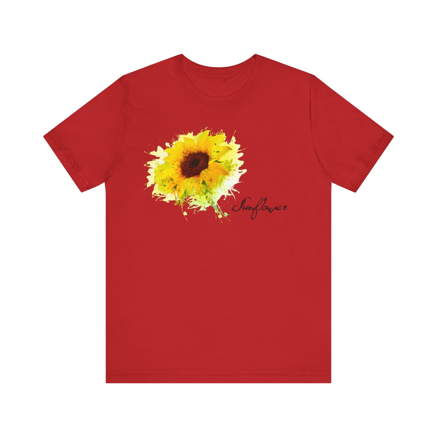 Sunflower Women's Crew Neckline Short Sleeve Tee, Summer Clothes Women, Women's Clothing, Women's Top for casual wear, Unisex, Men and Women Jersey Short Sleeve Tee.