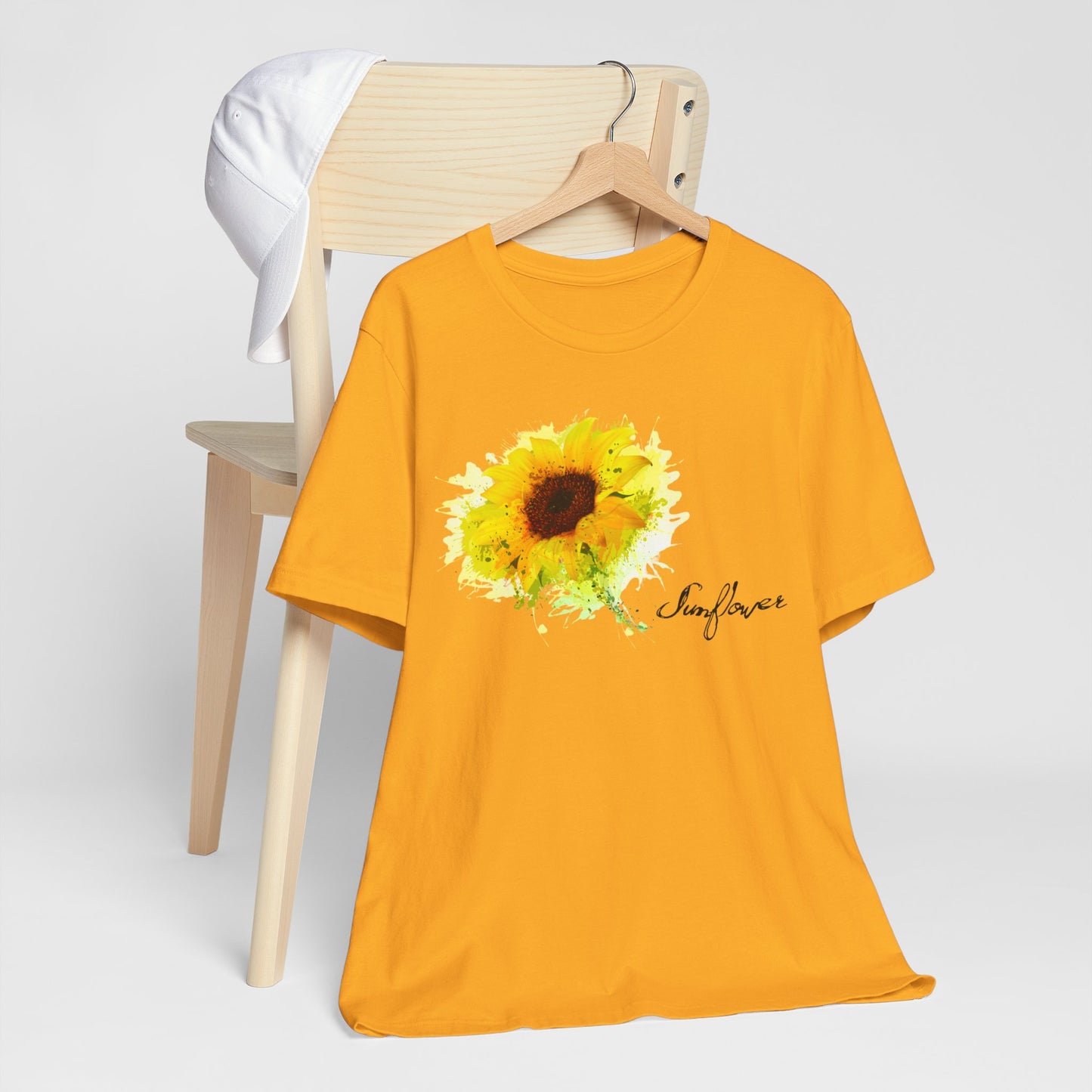 Sunflower Women's Crew Neckline Short Sleeve Tee, Summer Clothes Women, Women's Clothing, Women's Top for casual wear, Unisex, Men and Women Jersey Short Sleeve Tee.