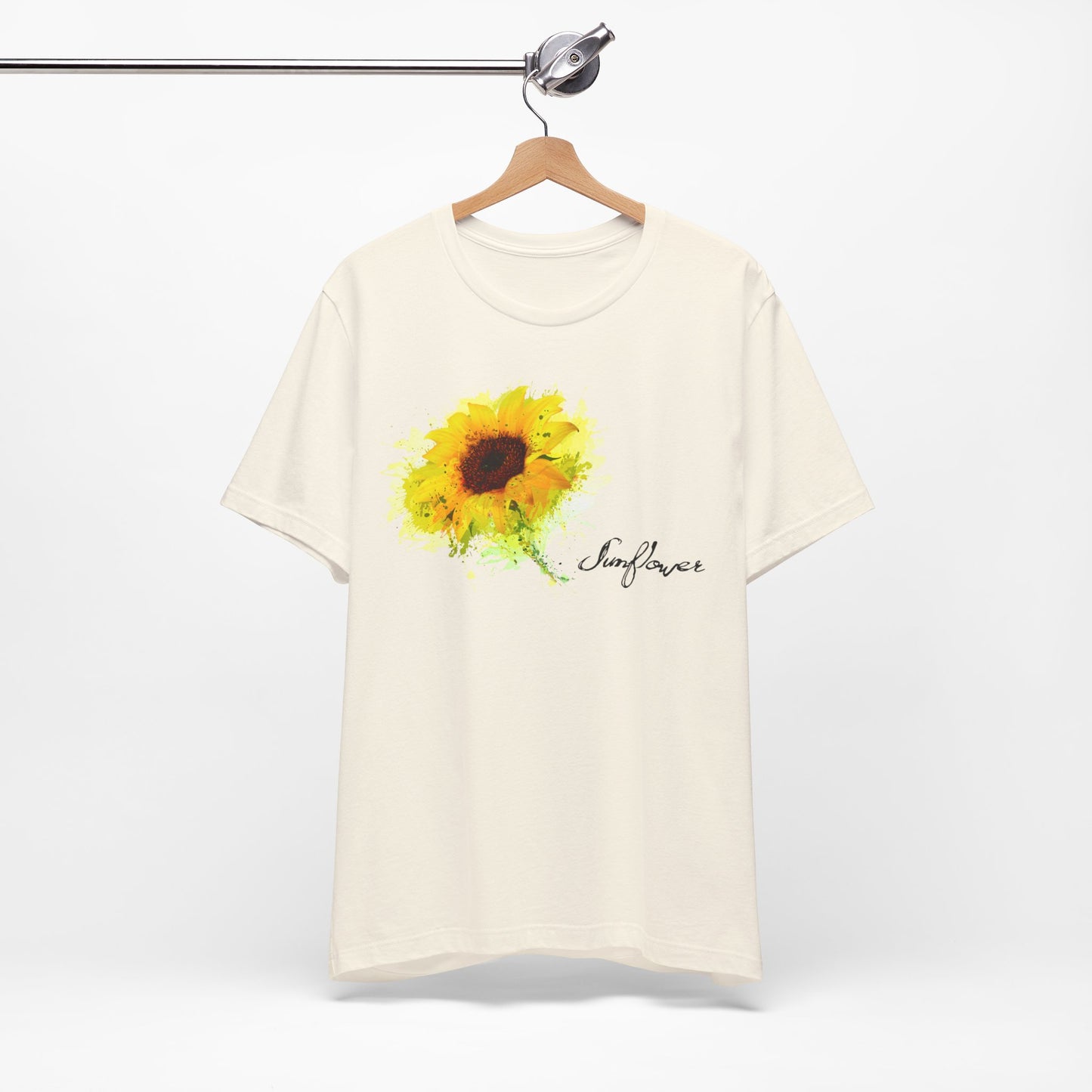 Sunflower Women's Crew Neckline Short Sleeve Tee, Summer Clothes Women, Women's Clothing, Women's Top for casual wear, Unisex, Men and Women Jersey Short Sleeve Tee.