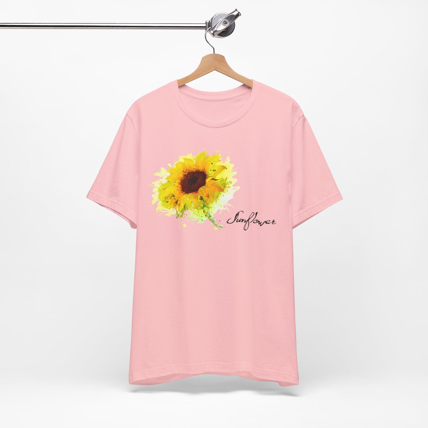 Sunflower Women's Crew Neckline Short Sleeve Tee, Summer Clothes Women, Women's Clothing, Women's Top for casual wear, Unisex, Men and Women Jersey Short Sleeve Tee.