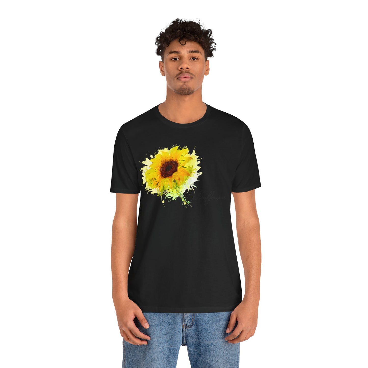 Sunflower Women's Crew Neckline Short Sleeve Tee, Summer Clothes Women, Women's Clothing, Women's Top for casual wear, Unisex, Men and Women Jersey Short Sleeve Tee.