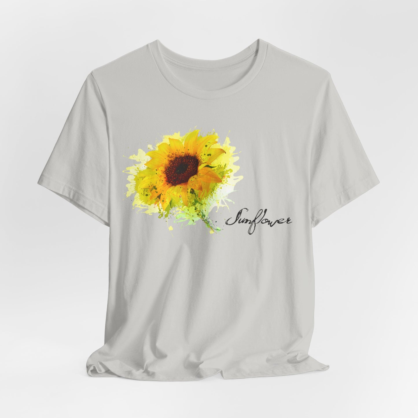 Sunflower Women's Crew Neckline Short Sleeve Tee, Summer Clothes Women, Women's Clothing, Women's Top for casual wear, Unisex, Men and Women Jersey Short Sleeve Tee.