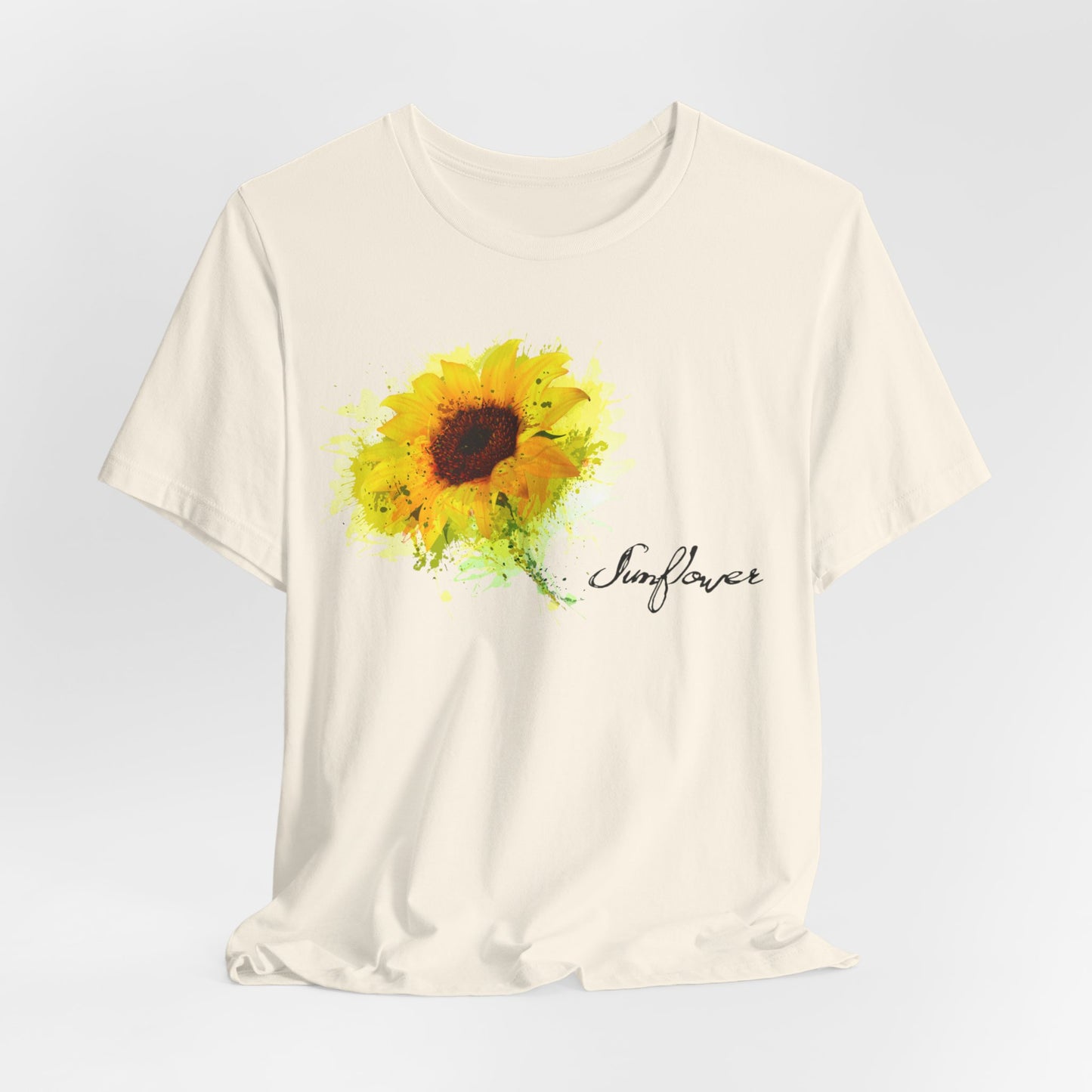 Sunflower Women's Crew Neckline Short Sleeve Tee, Summer Clothes Women, Women's Clothing, Women's Top for casual wear, Unisex, Men and Women Jersey Short Sleeve Tee.