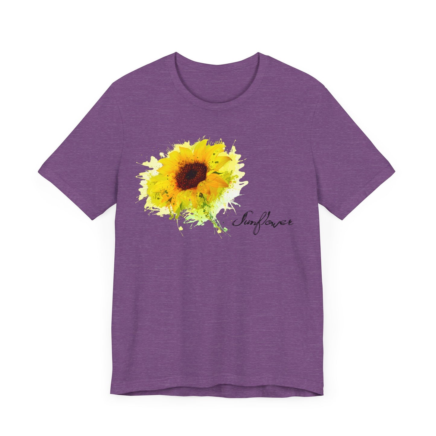 Sunflower Women's Crew Neckline Short Sleeve Tee, Summer Clothes Women, Women's Clothing, Women's Top for casual wear, Unisex, Men and Women Jersey Short Sleeve Tee.