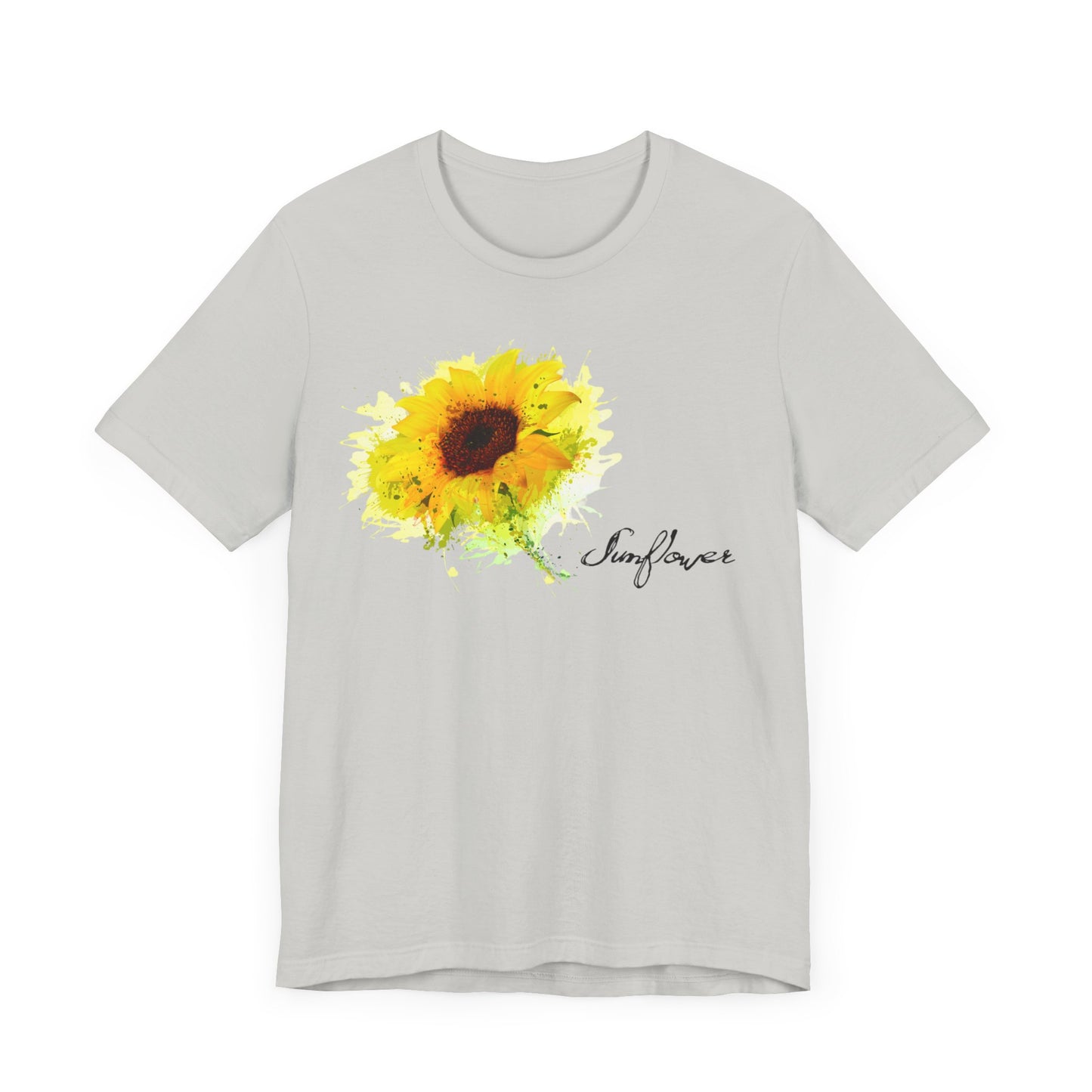 Sunflower Women's Crew Neckline Short Sleeve Tee, Summer Clothes Women, Women's Clothing, Women's Top for casual wear, Unisex, Men and Women Jersey Short Sleeve Tee.