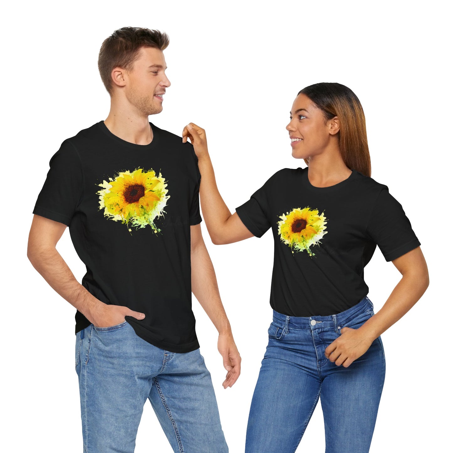 Sunflower Women's Crew Neckline Short Sleeve Tee, Summer Clothes Women, Women's Clothing, Women's Top for casual wear, Unisex, Men and Women Jersey Short Sleeve Tee.