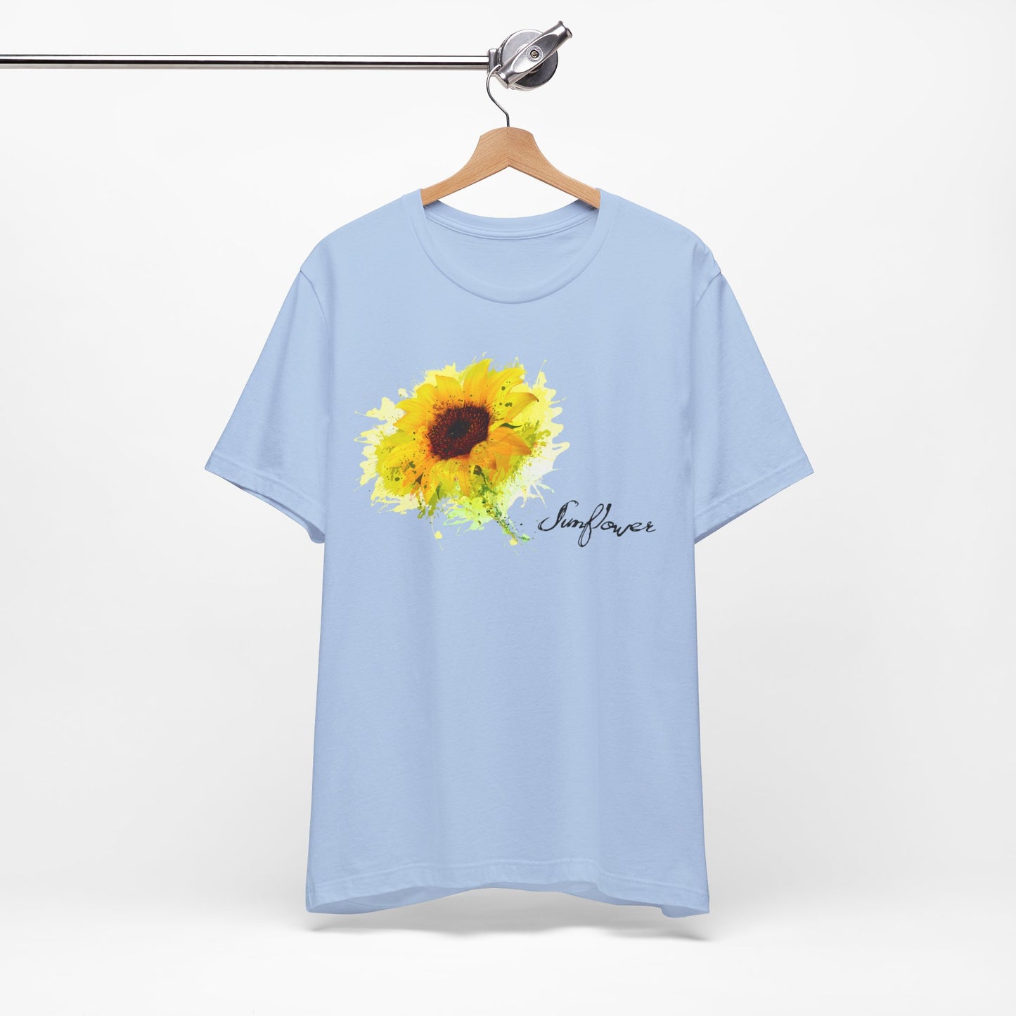 Sunflower Women's Crew Neckline Short Sleeve Tee, Summer Clothes Women, Women's Clothing, Women's Top for casual wear, Unisex, Men and Women Jersey Short Sleeve Tee.