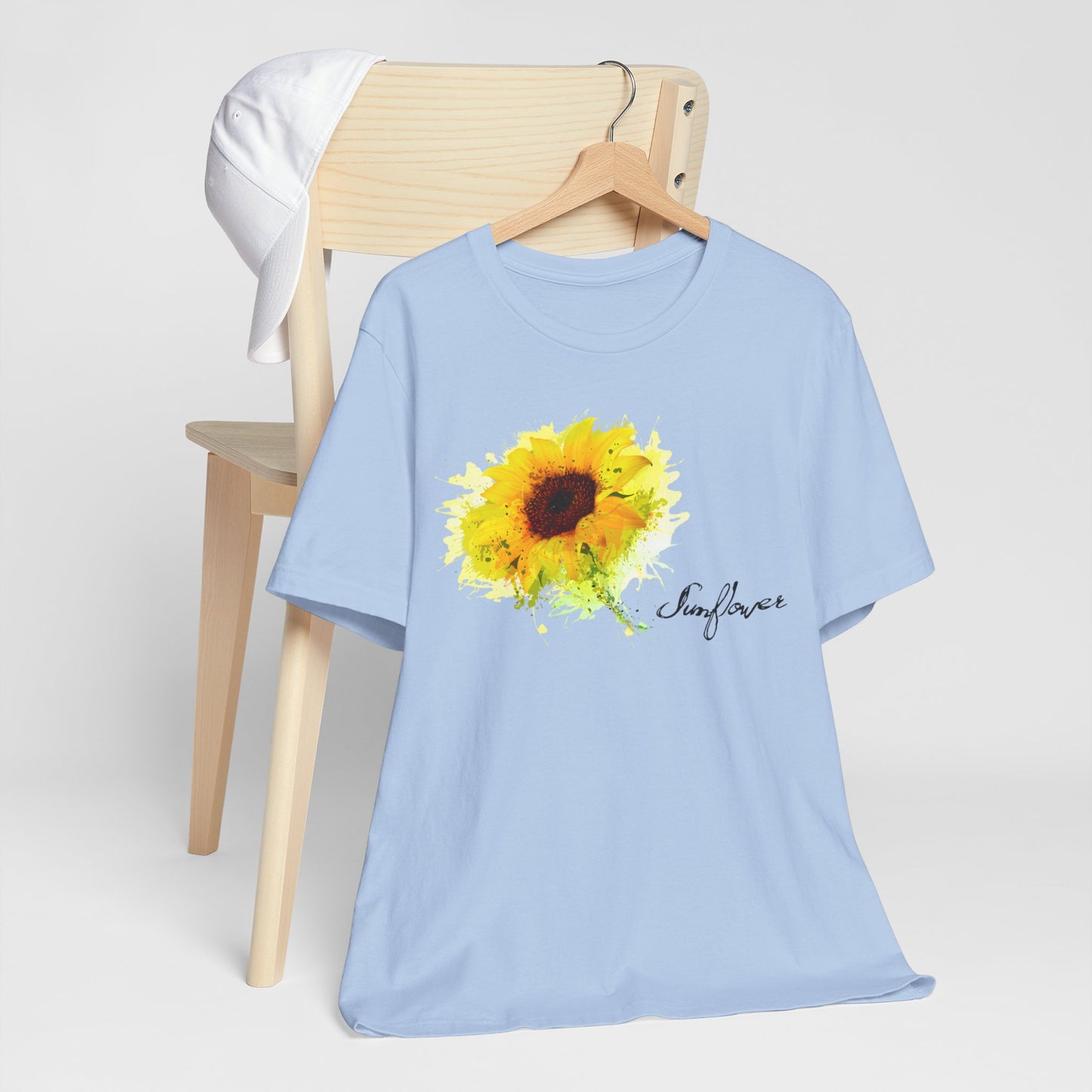 Sunflower Women's Crew Neckline Short Sleeve Tee, Summer Clothes Women, Women's Clothing, Women's Top for casual wear, Unisex, Men and Women Jersey Short Sleeve Tee.