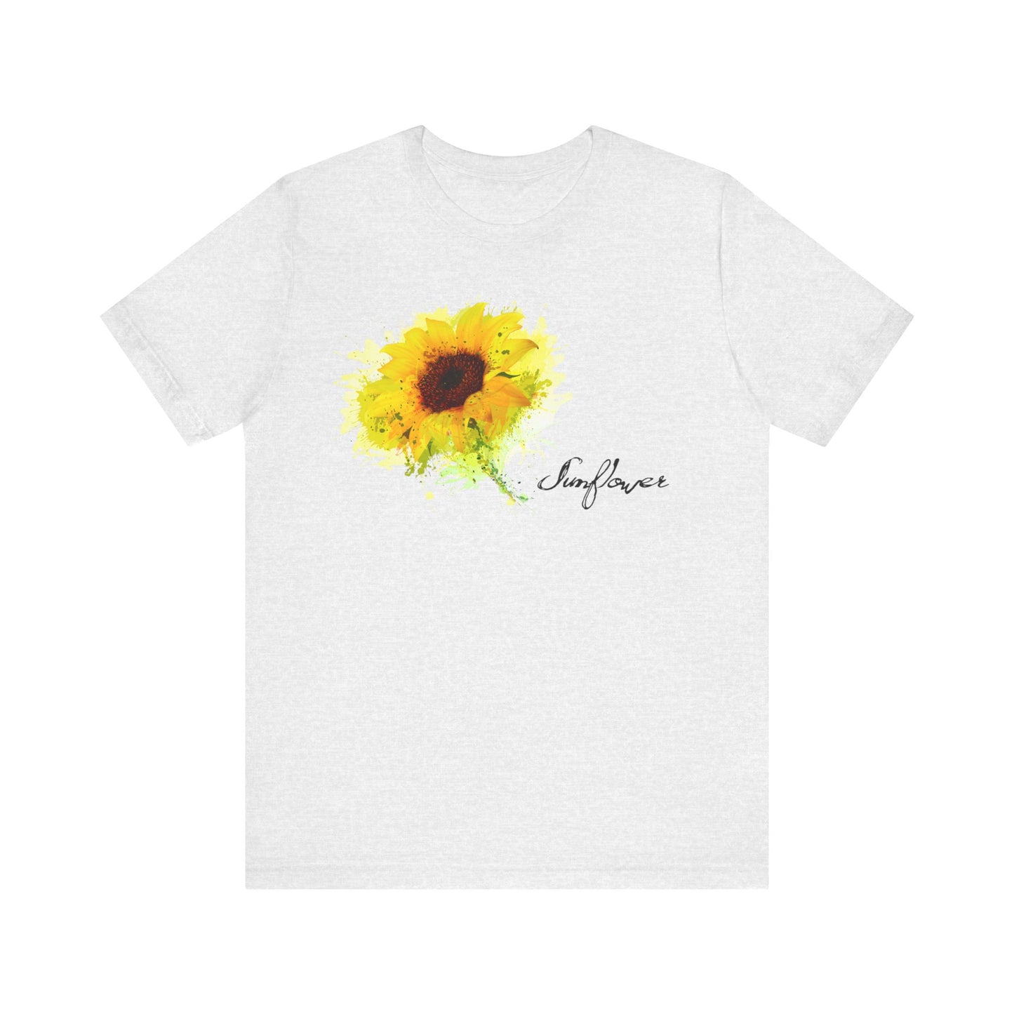 Sunflower Women's Crew Neckline Short Sleeve Tee, Summer Clothes Women, Women's Clothing, Women's Top for casual wear, Unisex, Men and Women Jersey Short Sleeve Tee.