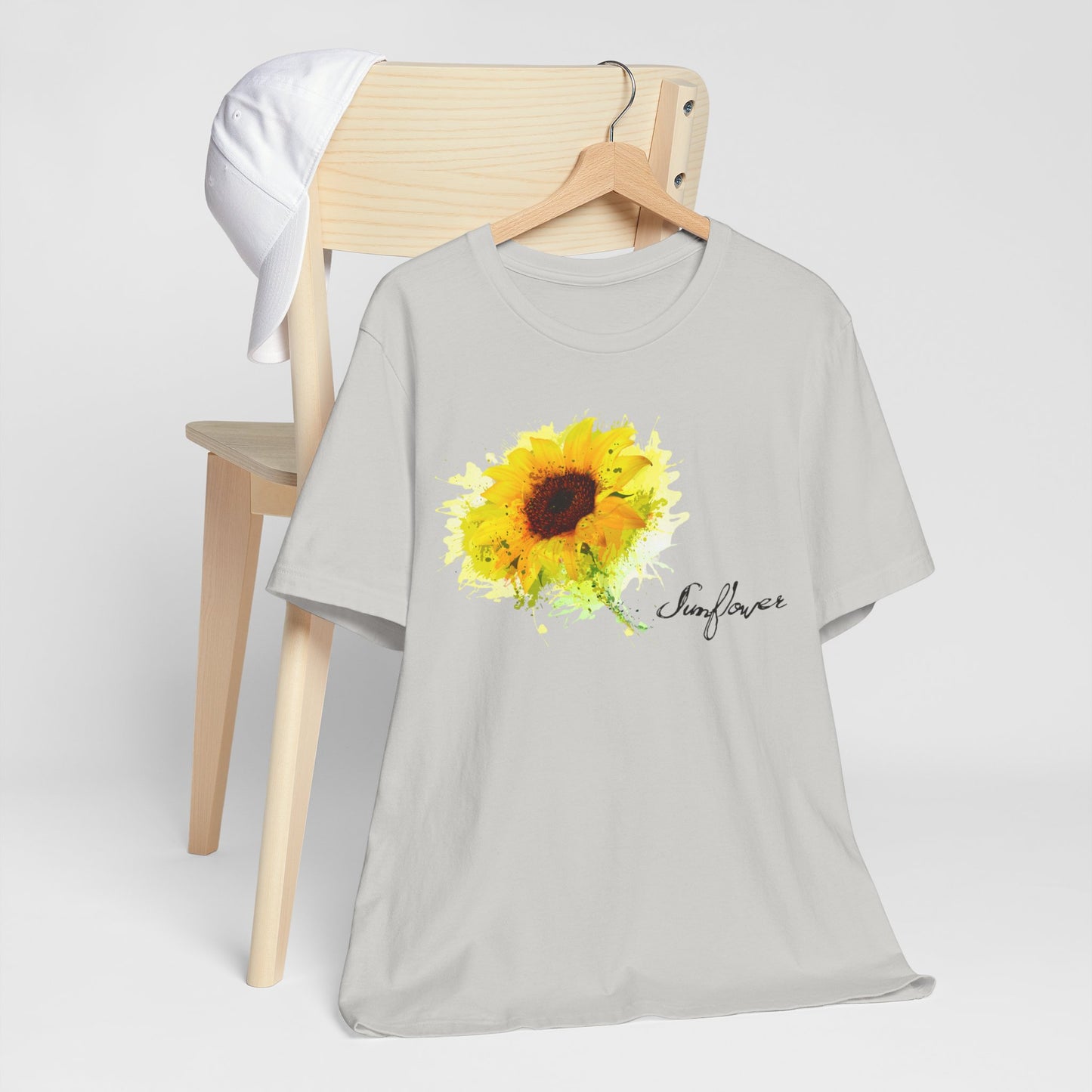 Sunflower Women's Crew Neckline Short Sleeve Tee, Summer Clothes Women, Women's Clothing, Women's Top for casual wear, Unisex, Men and Women Jersey Short Sleeve Tee.