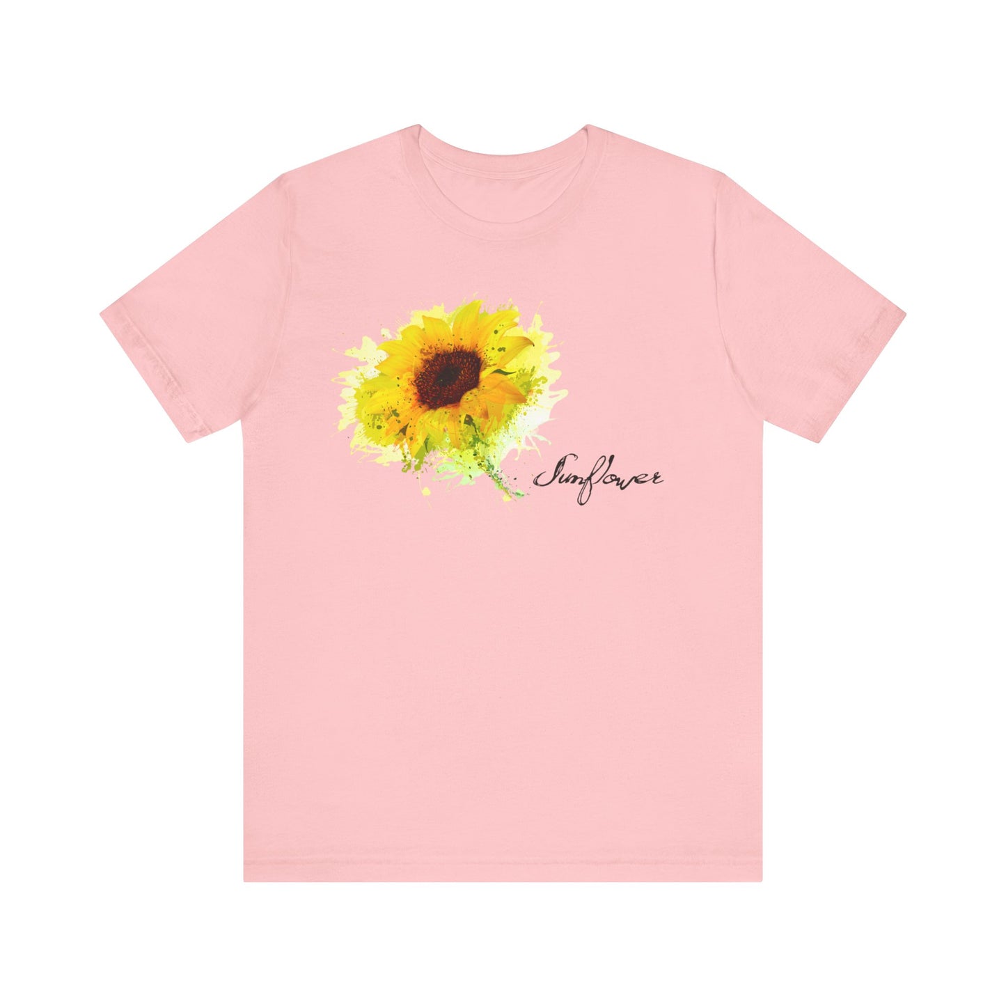 Sunflower Women's Crew Neckline Short Sleeve Tee, Summer Clothes Women, Women's Clothing, Women's Top for casual wear, Unisex, Men and Women Jersey Short Sleeve Tee.