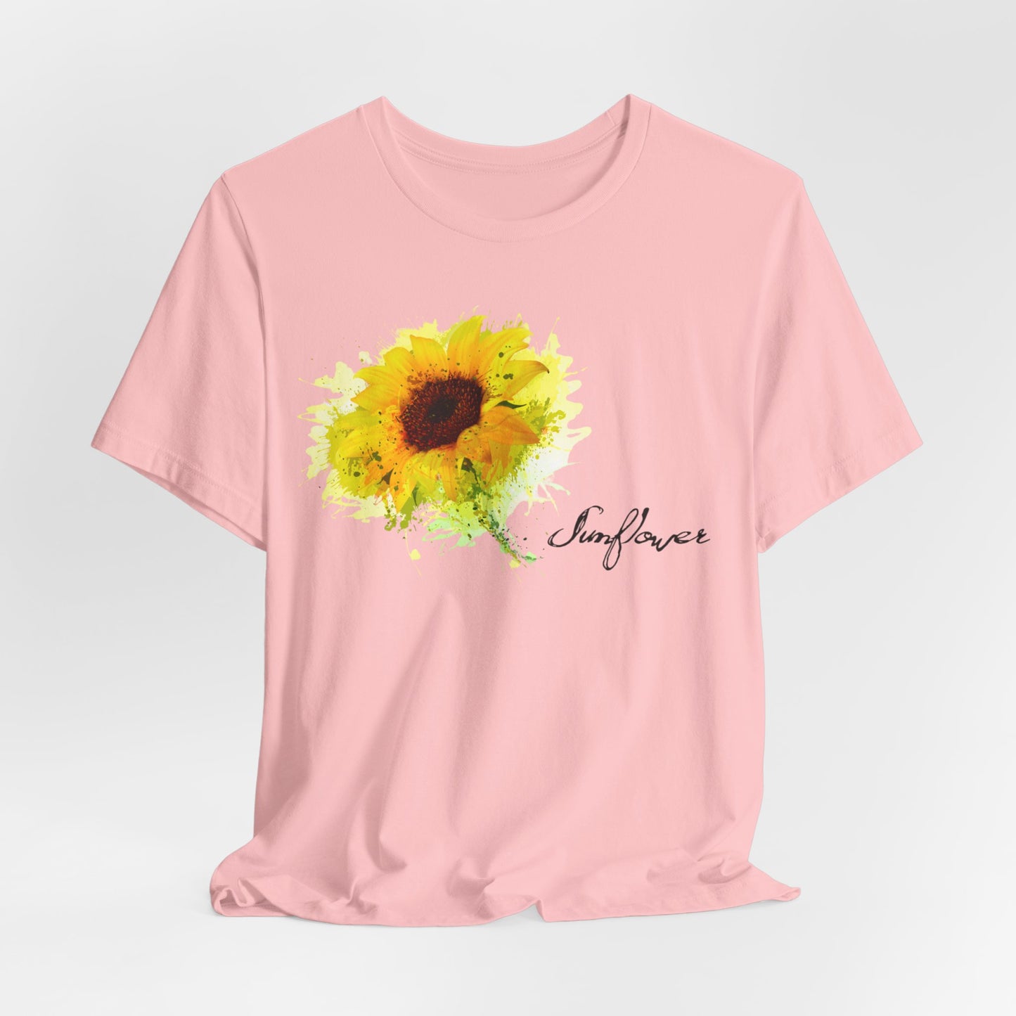 Sunflower Women's Crew Neckline Short Sleeve Tee, Summer Clothes Women, Women's Clothing, Women's Top for casual wear, Unisex, Men and Women Jersey Short Sleeve Tee.