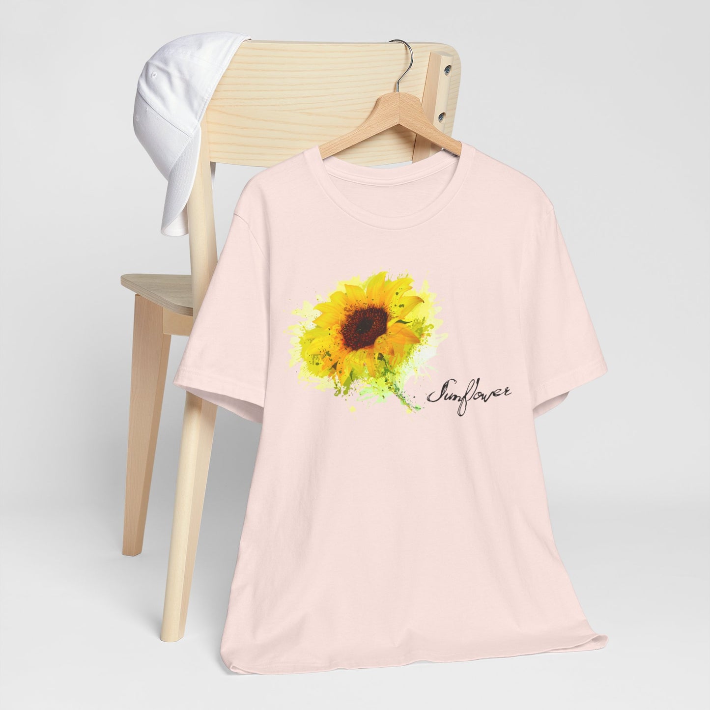 Sunflower Women's Crew Neckline Short Sleeve Tee, Summer Clothes Women, Women's Clothing, Women's Top for casual wear, Unisex, Men and Women Jersey Short Sleeve Tee.