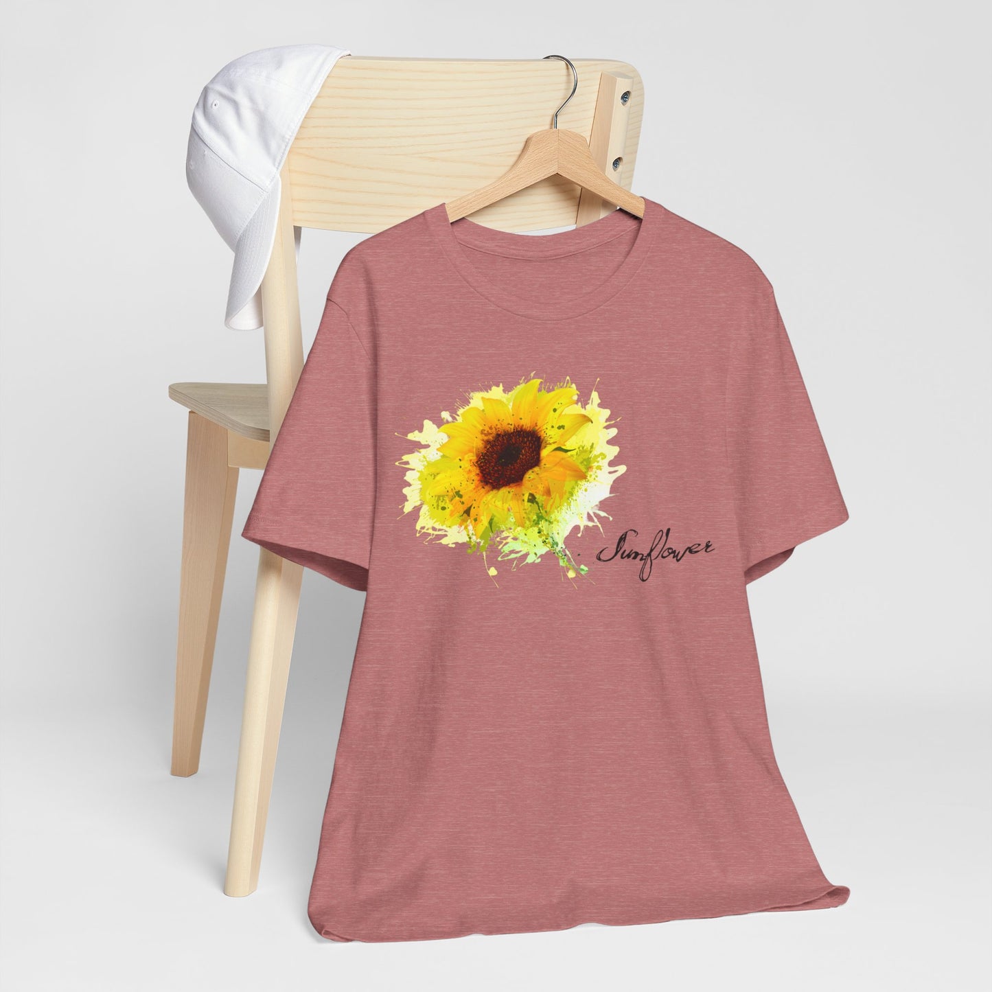 Sunflower Women's Crew Neckline Short Sleeve Tee, Summer Clothes Women, Women's Clothing, Women's Top for casual wear, Unisex, Men and Women Jersey Short Sleeve Tee.