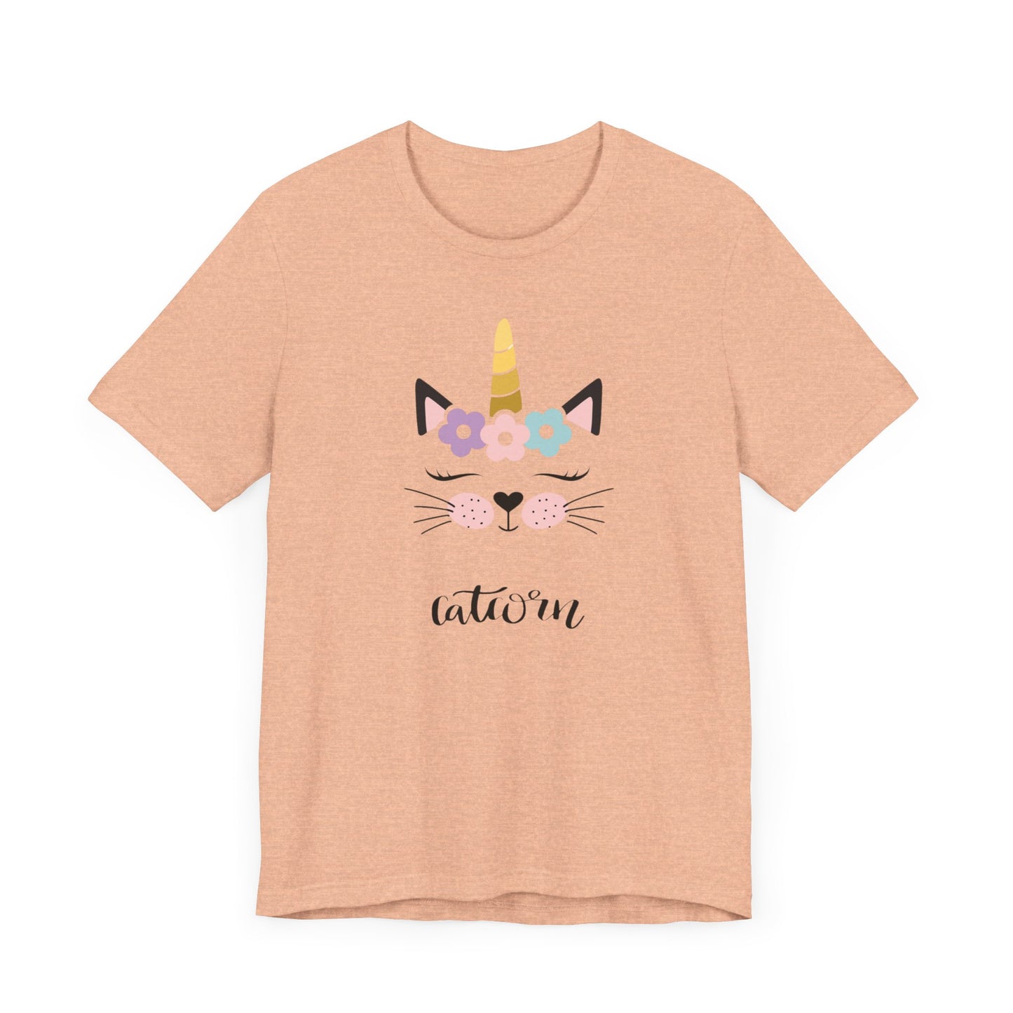 Cat and unicorn t -shirt, cat and unicorn combination, unisex Jersey Short Sleeve Tee