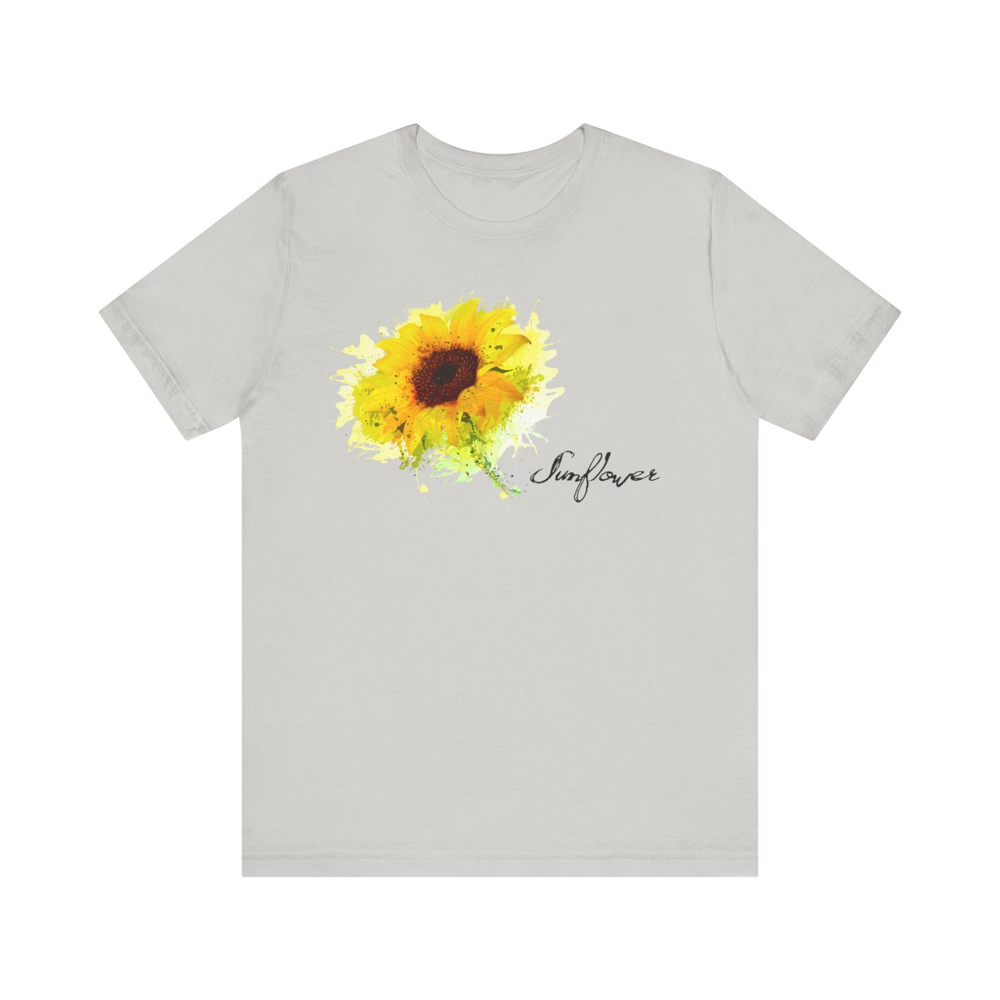 Sunflower Women's Crew Neckline Short Sleeve Tee, Summer Clothes Women, Women's Clothing, Women's Top for casual wear, Unisex, Men and Women Jersey Short Sleeve Tee.