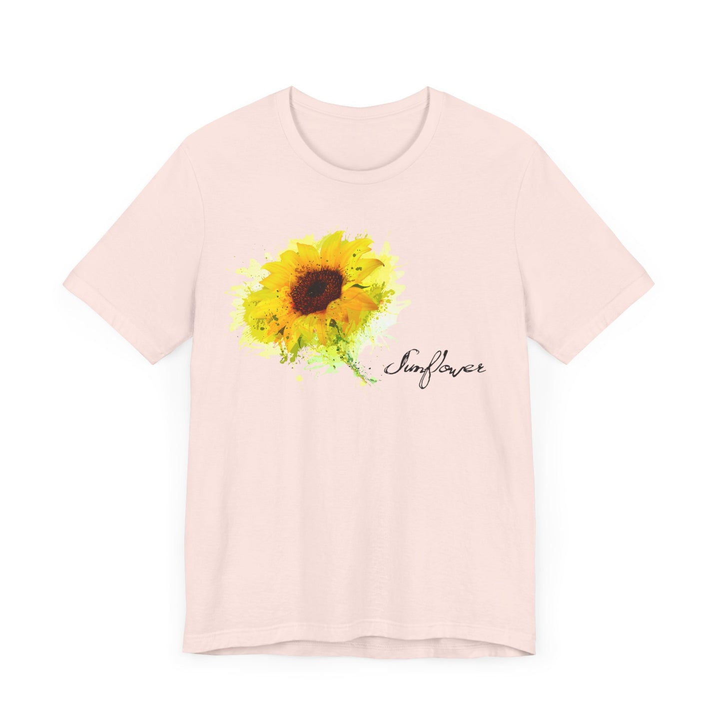 Sunflower Women's Crew Neckline Short Sleeve Tee, Summer Clothes Women, Women's Clothing, Women's Top for casual wear, Unisex, Men and Women Jersey Short Sleeve Tee.