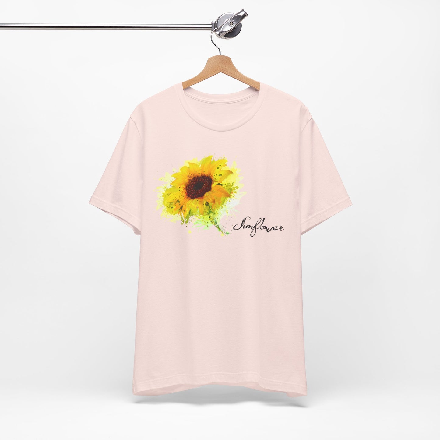 Sunflower Women's Crew Neckline Short Sleeve Tee, Summer Clothes Women, Women's Clothing, Women's Top for casual wear, Unisex, Men and Women Jersey Short Sleeve Tee.